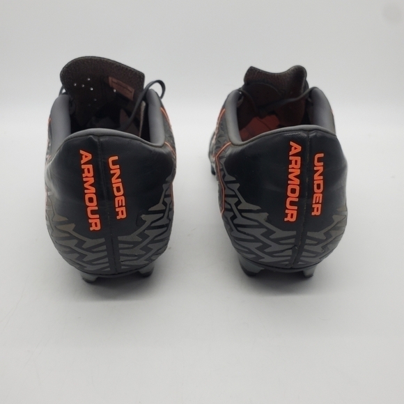 Under Armour Men's UA Corespeed Force 2.0 FG Cleats Shoes Size 13 Grey Orange - Picture 7 of 16